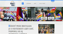 Desktop Screenshot of duhovypride.sk